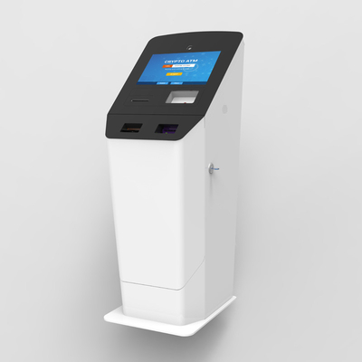 Windows system 15.6inch Two Way Bitcoin ATM Kiosk With Cash Acceptor Dispenser
